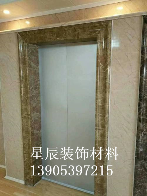 襄阳市仿大理石电梯门套石塑电梯门套线 - 价格